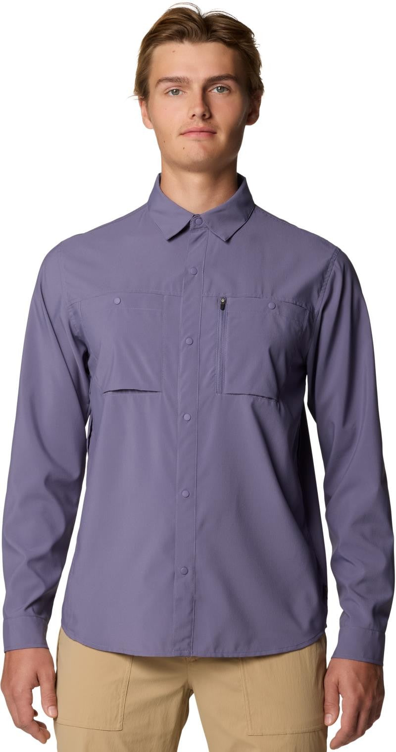 Trail Sender LS - Mens - dusted sky 1