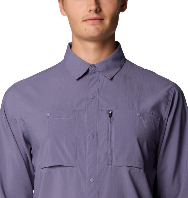 Trail Sender LS - Mens - dusted sky 1