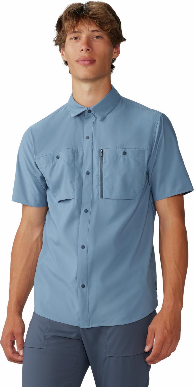 Trail Sender SS - Mens - Light Zinc / Blue Slate 4