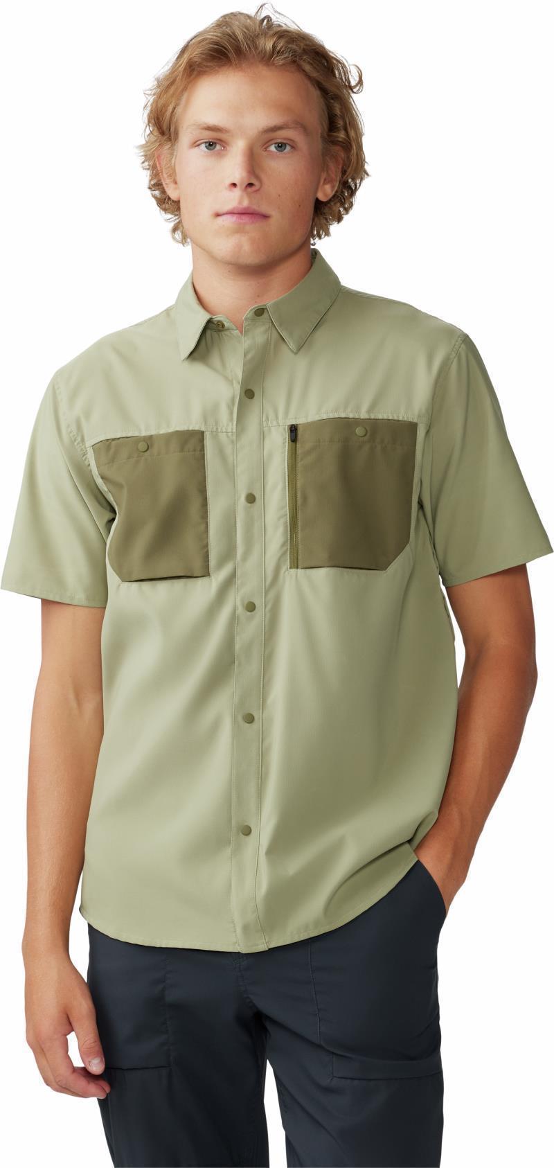 Trail Sender SS - Mens - Mantis Green / Combat Green 1