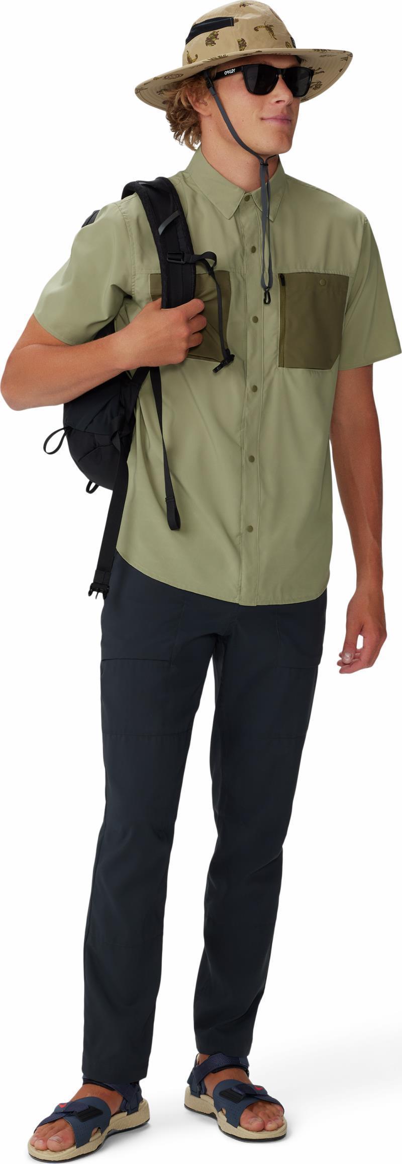 Trail Sender SS - Mens - Mantis Green / Combat Green 3