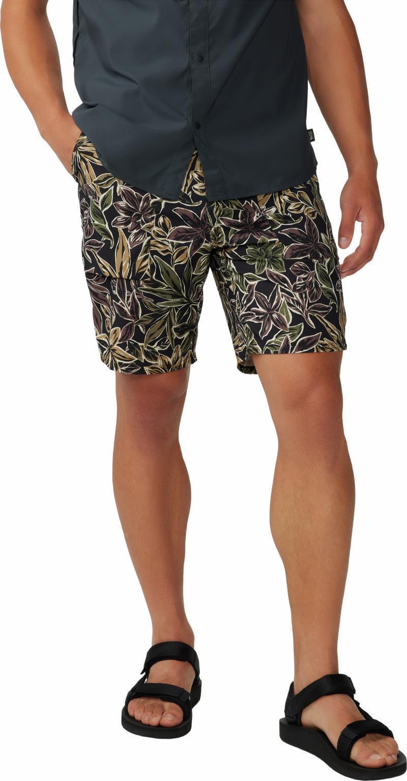 Trail Sender Shorts, 11" Inseam - Mens - Black Floral Print 2