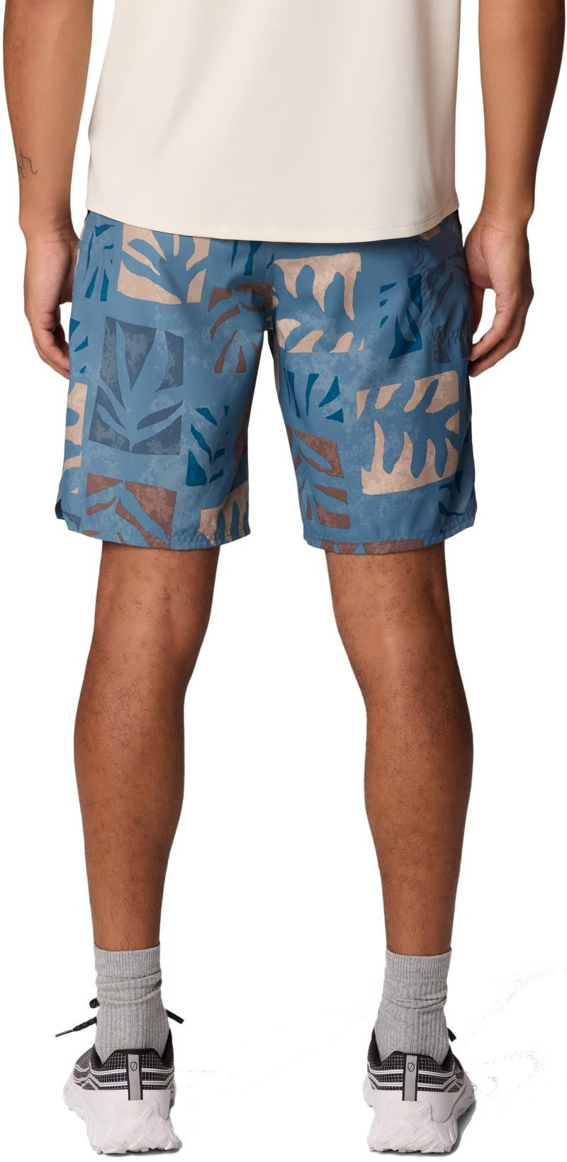 Trail Sender Shorts, 7" Inseam - Mens - adriatic blue meadows print 1
