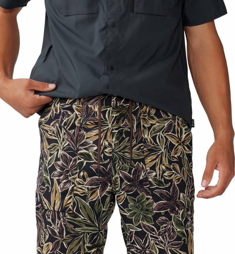 Trail Sender Shorts, 9" Inseam - Mens - Black Floral Print 7