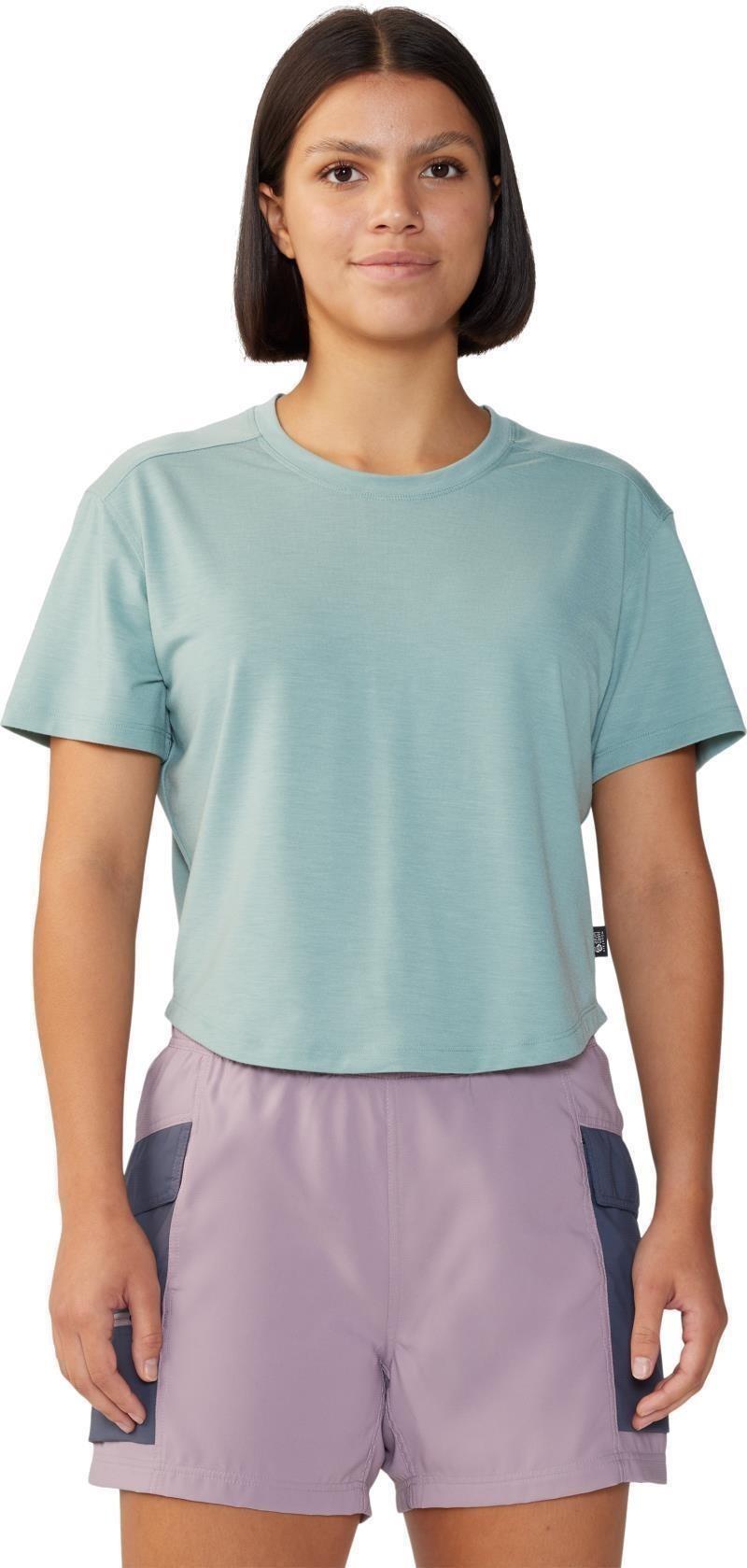 Trekkin Go SS - Womens - lichen green 1