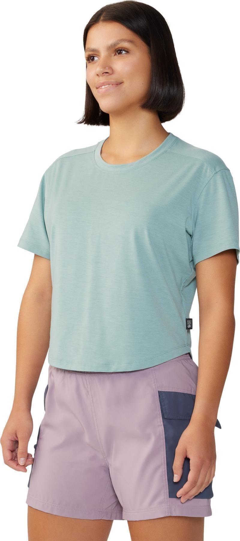 Trekkin Go SS - Womens - lichen green 1
