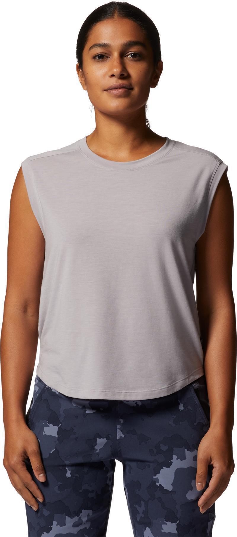 Trekkin Go Sleeveless - Womens - Light Dunes 1