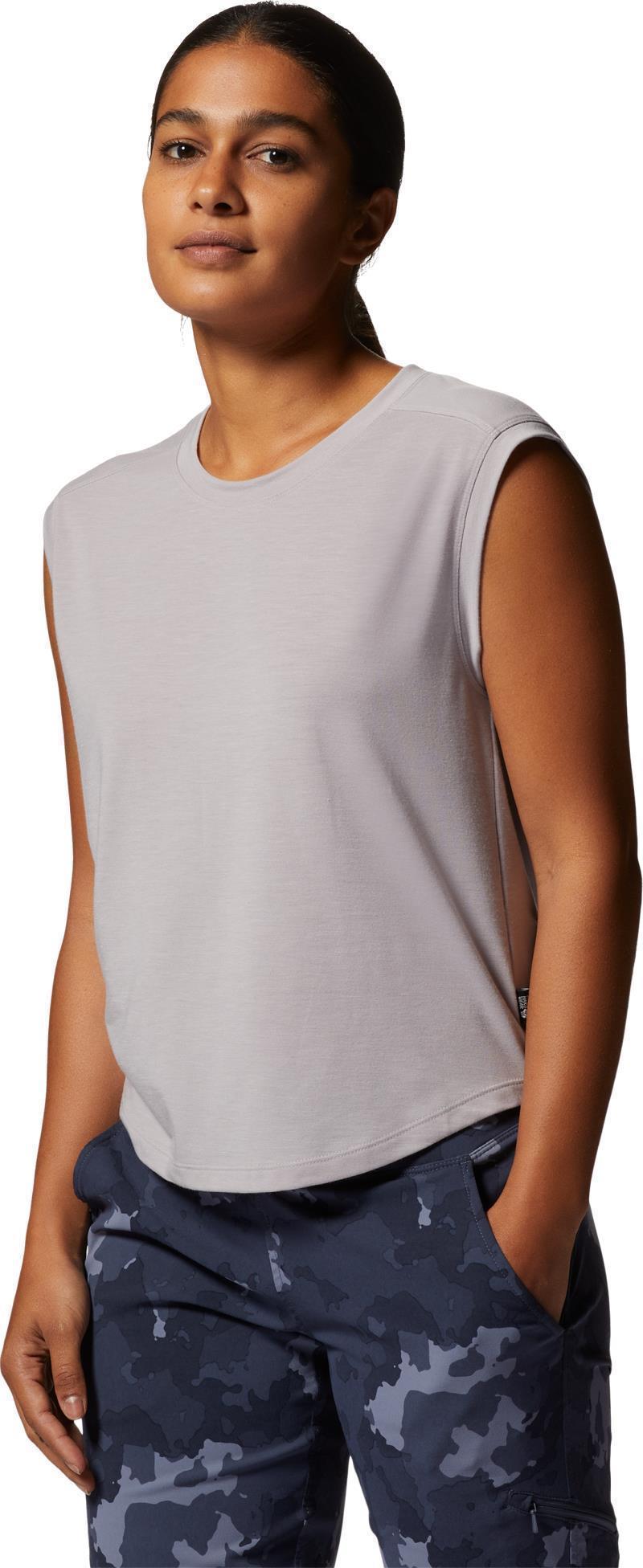 Trekkin Go Sleeveless - Womens - Light Dunes 3