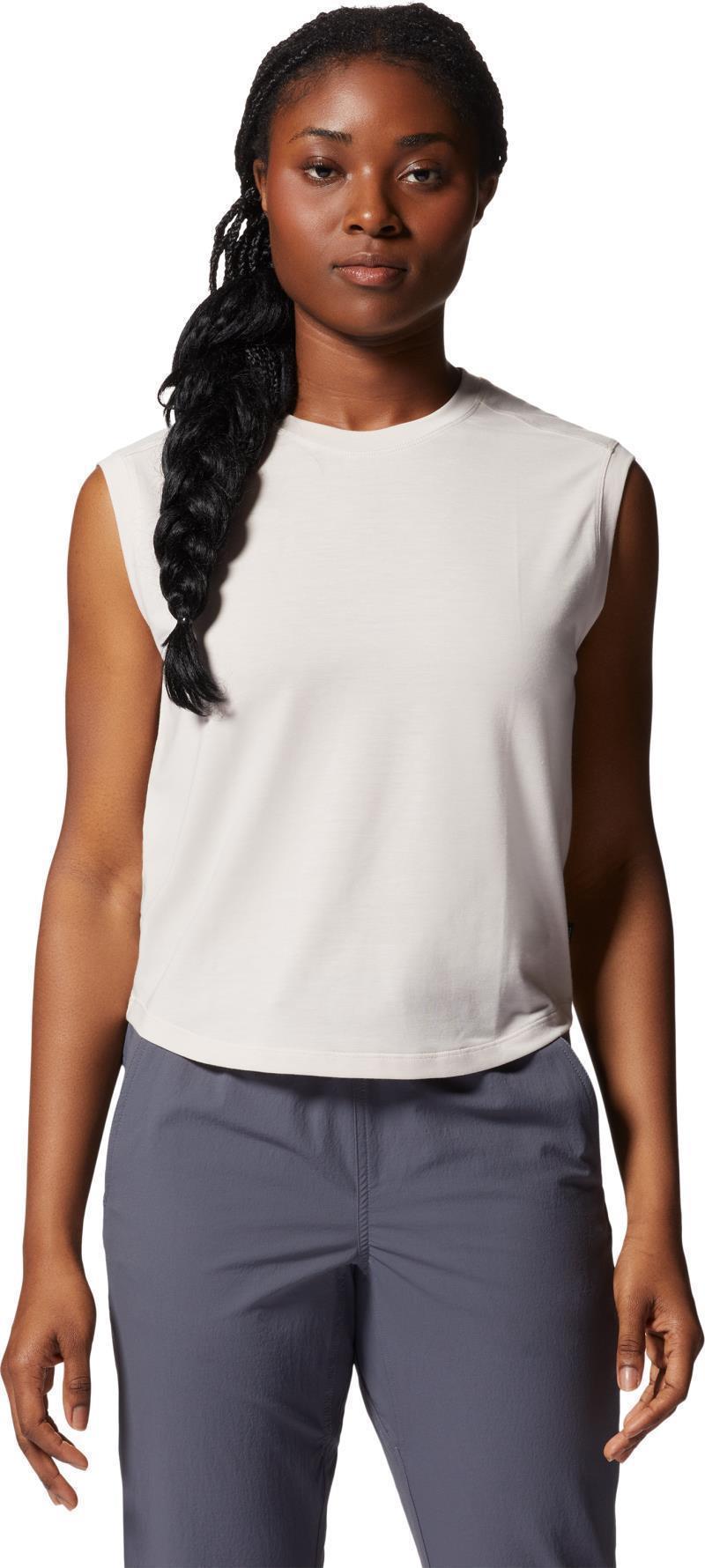 Trekkin Go Sleeveless - Womens - White Sprite 1