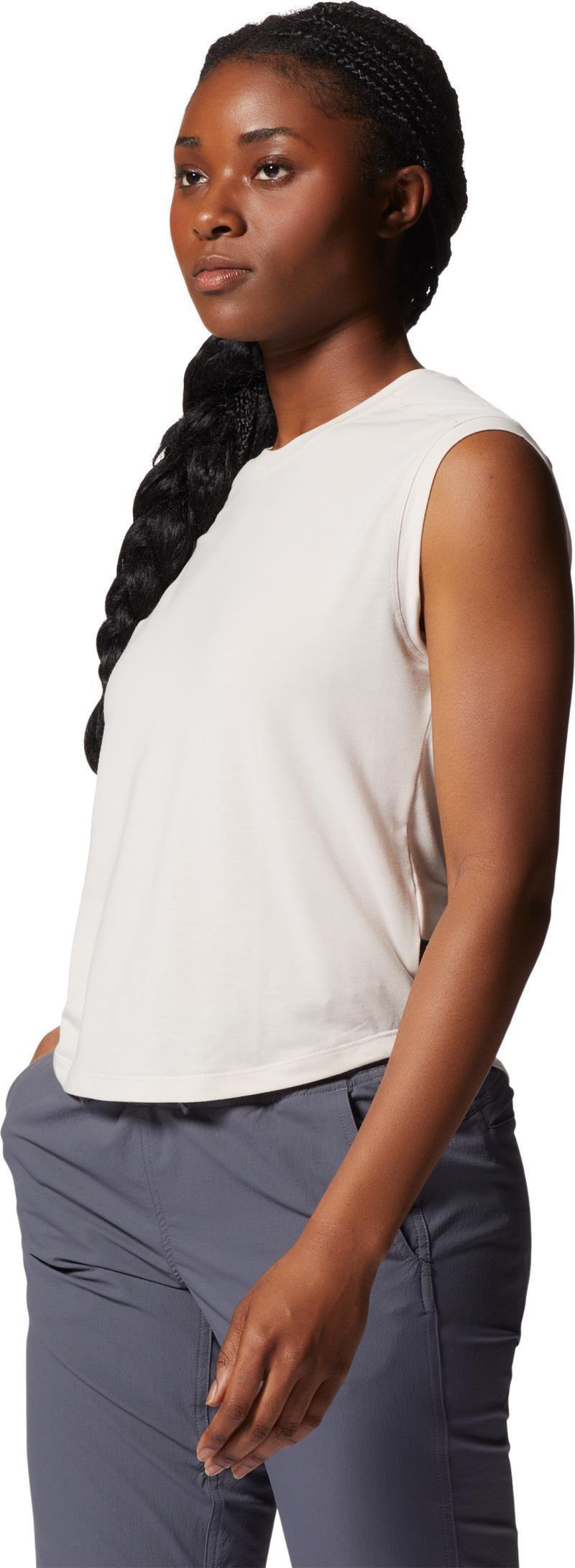 Trekkin Go Sleeveless - Womens - White Sprite 3
