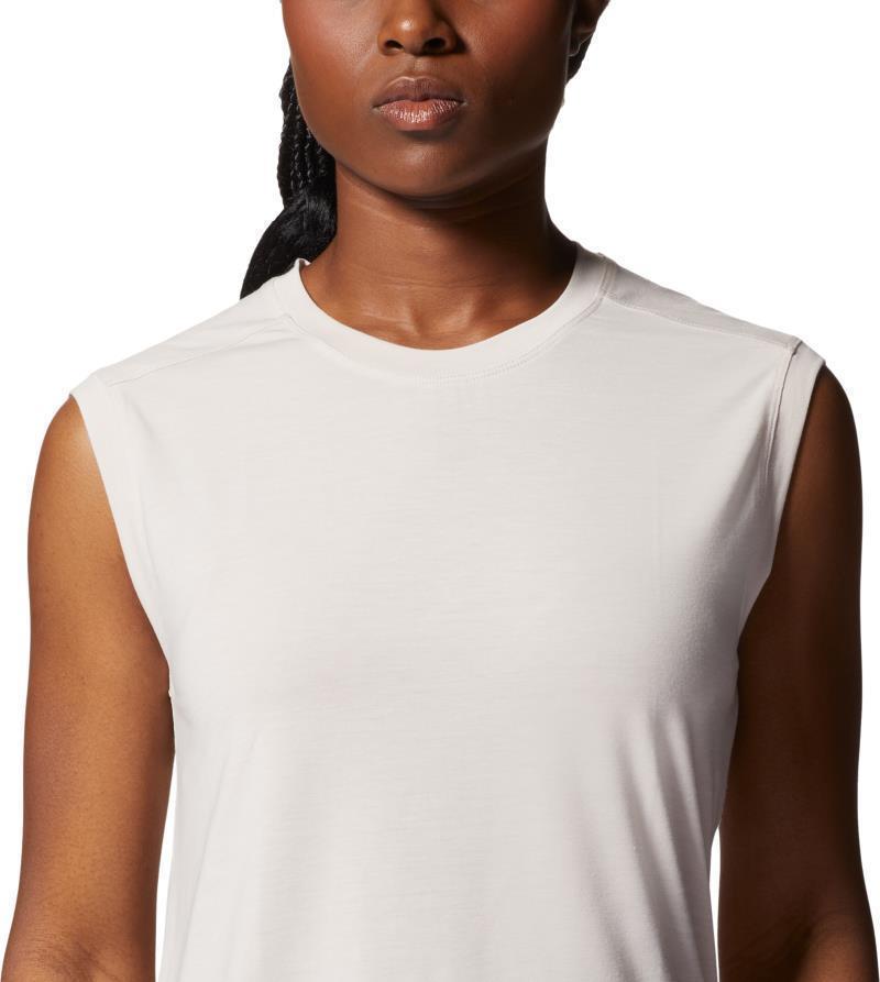 Trekkin Go Sleeveless - Womens - White Sprite 5