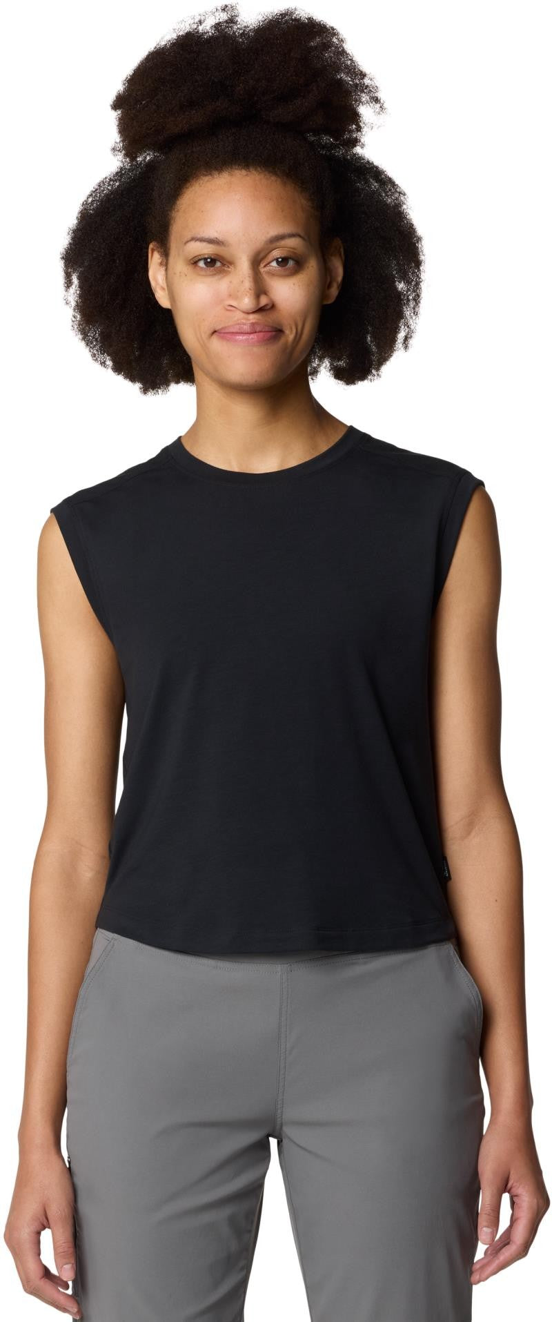 Trekkin Go Sleeveless - Womens - black 1