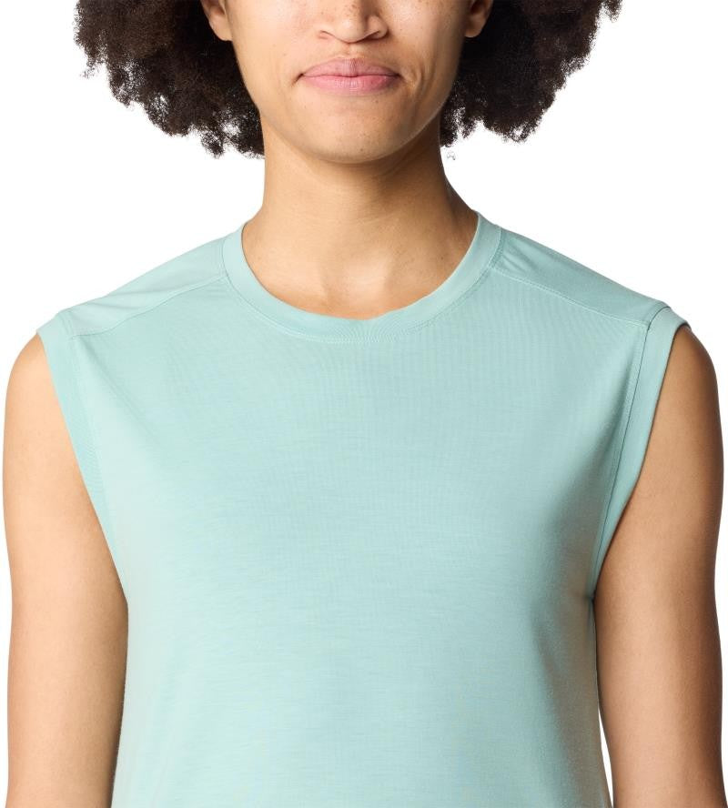 Trekkin Go Sleeveless - Womens - mineral spring 1