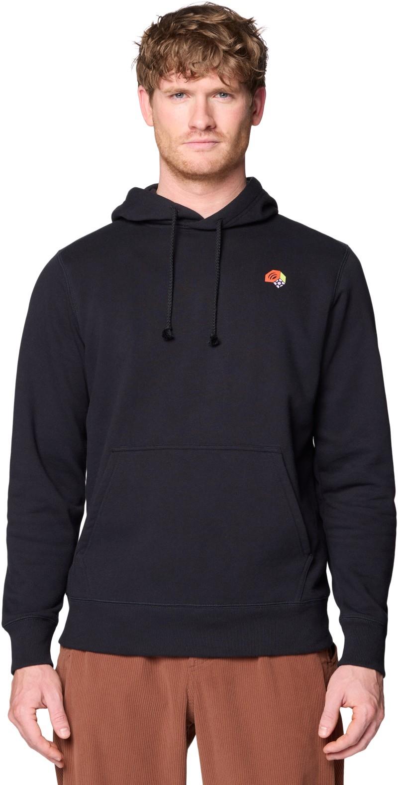 Tri-Color Logo Hoody - Mens - black 1