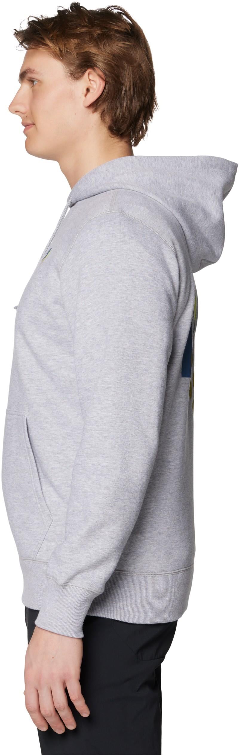 Tri-Color Logo Hoody - Mens - hardwear grey heather 1