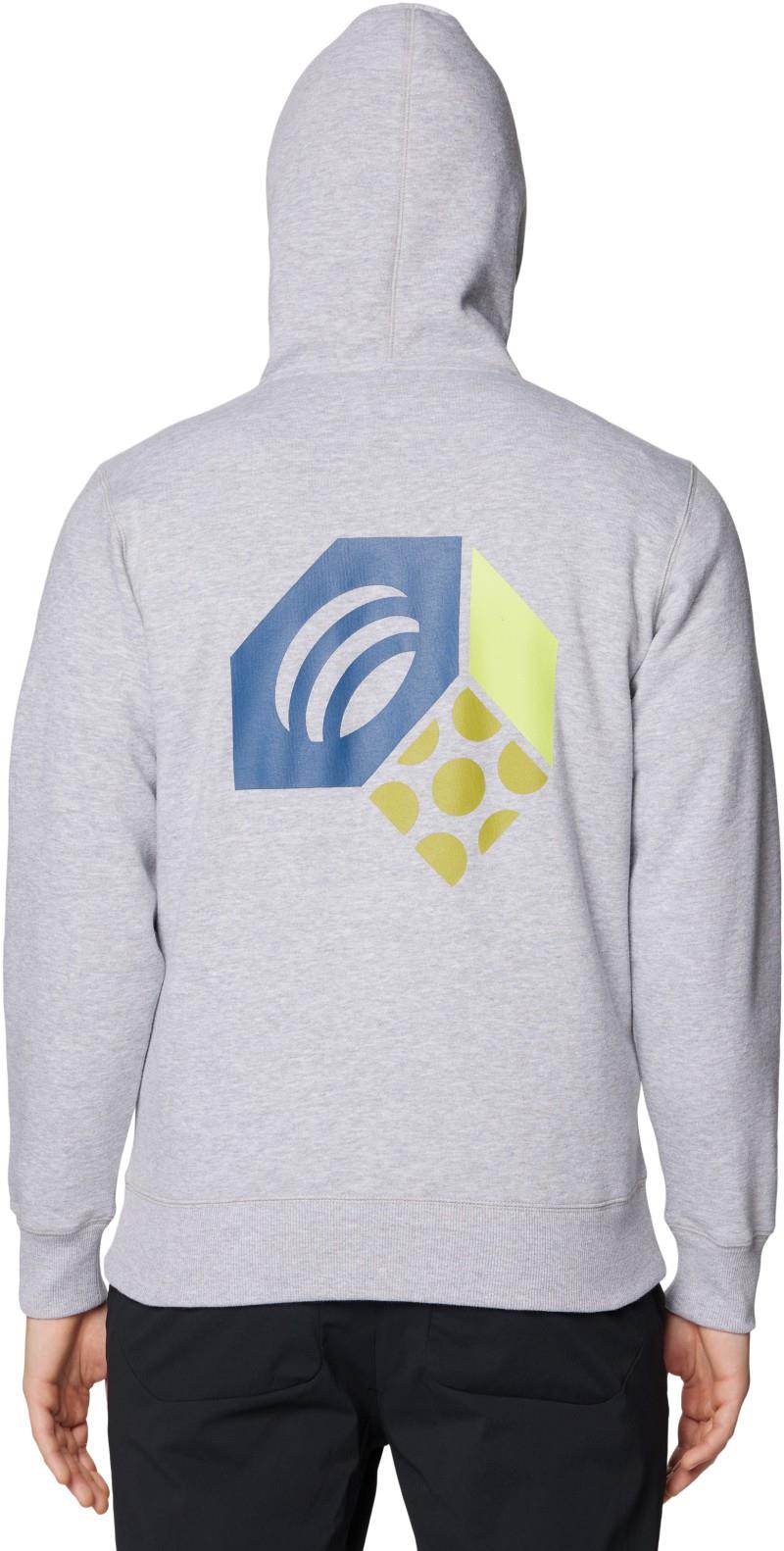 Tri-Color Logo Hoody - Mens - hardwear grey heather 1