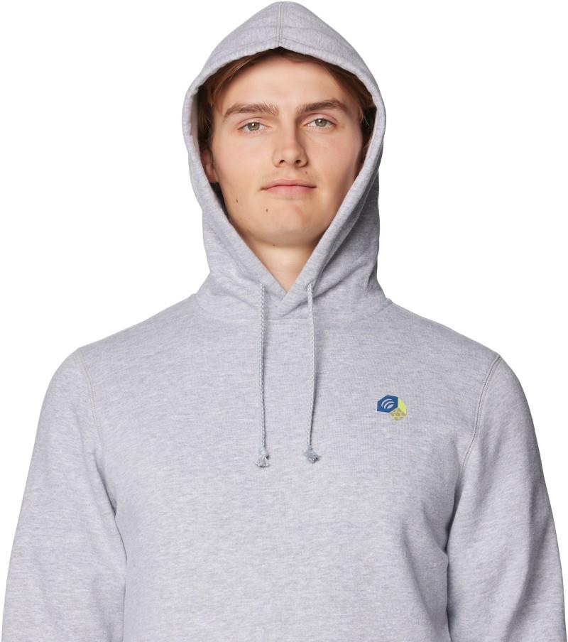 Tri-Color Logo Hoody - Mens - hardwear grey heather 1