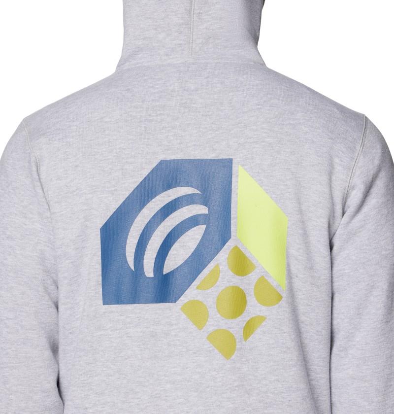 Tri-Color Logo Hoody - Mens - hardwear grey heather 1