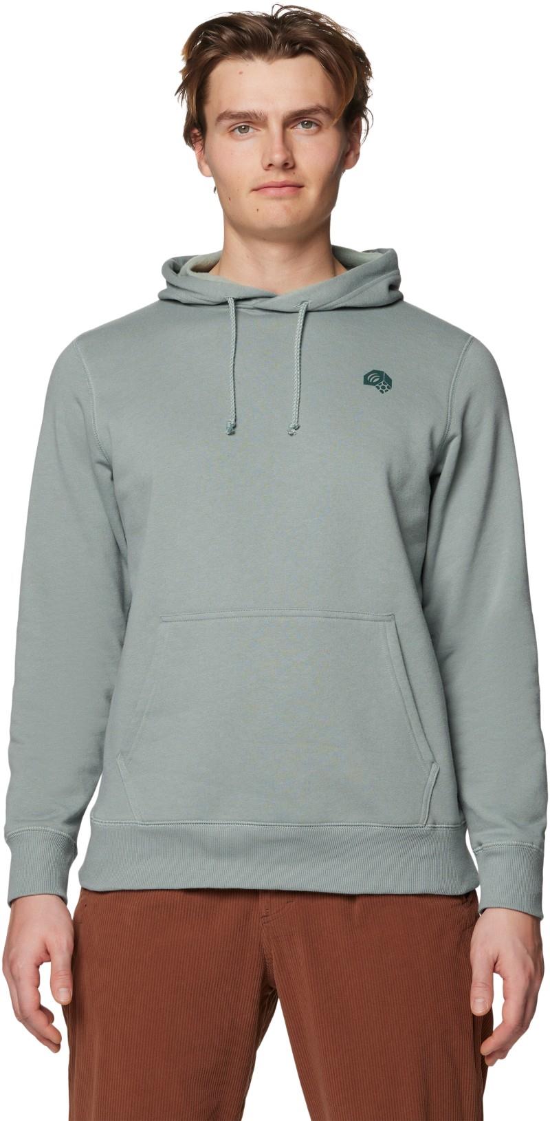 Tri-Color Logo Hoody - Mens - wet stone 1