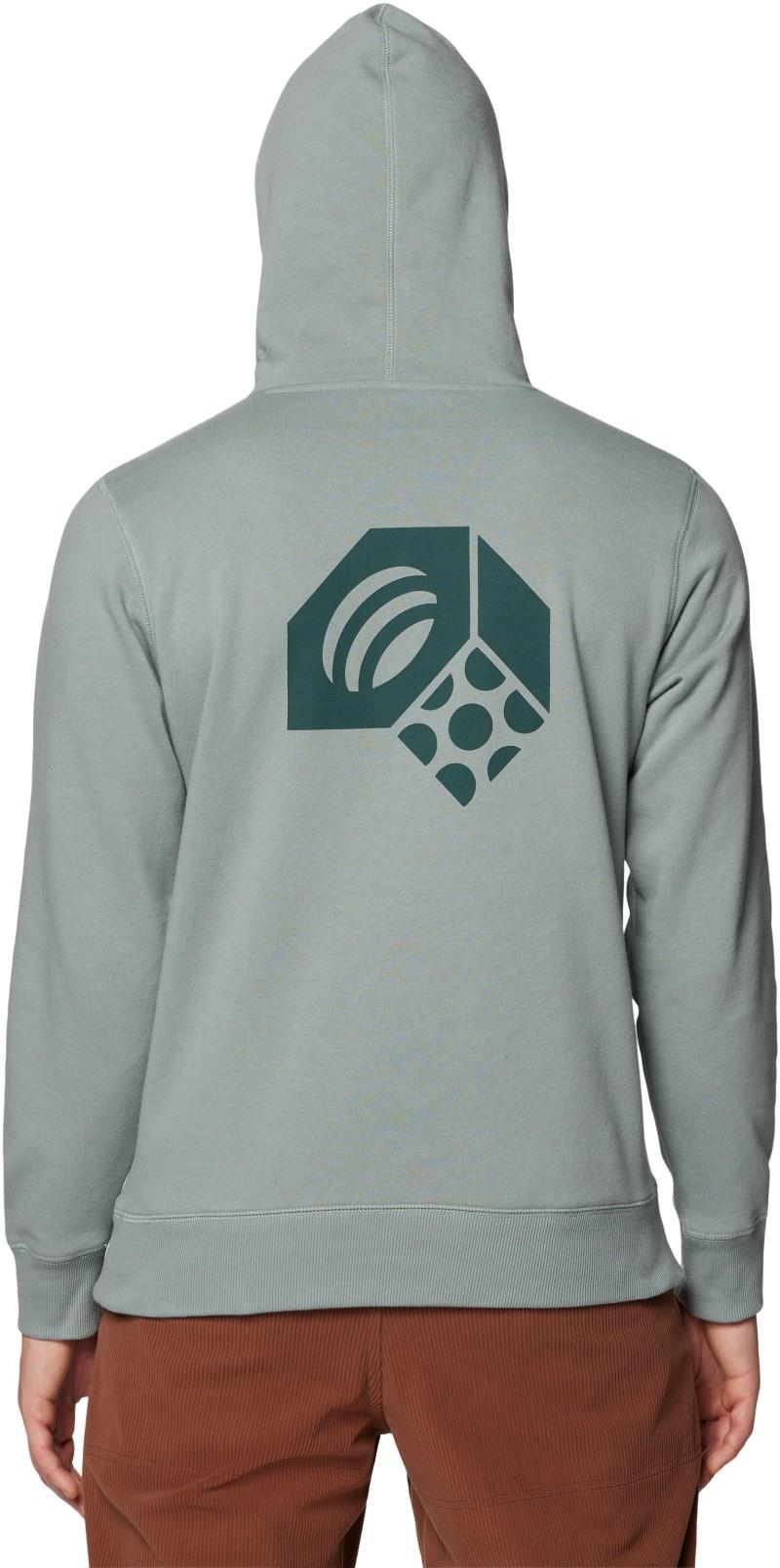 Tri-Color Logo Hoody - Mens - wet stone 1