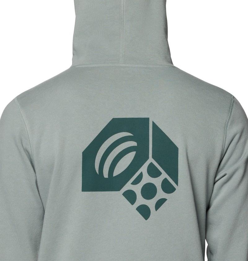 Tri-Color Logo Hoody - Mens - wet stone 1