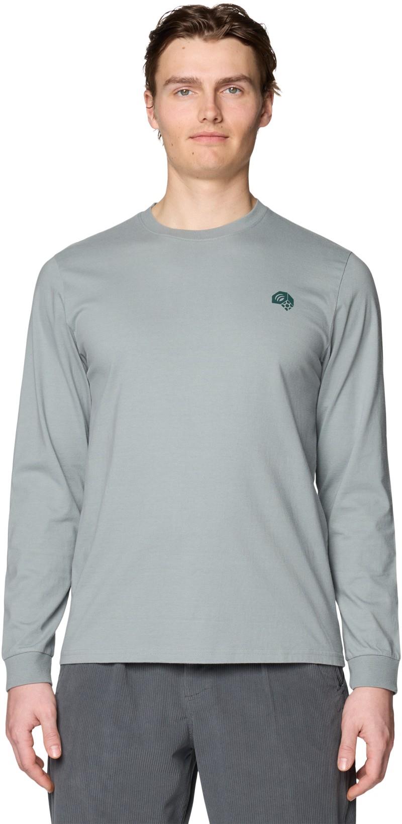 Tri-Color Logo LS - Mens - wet stone 1