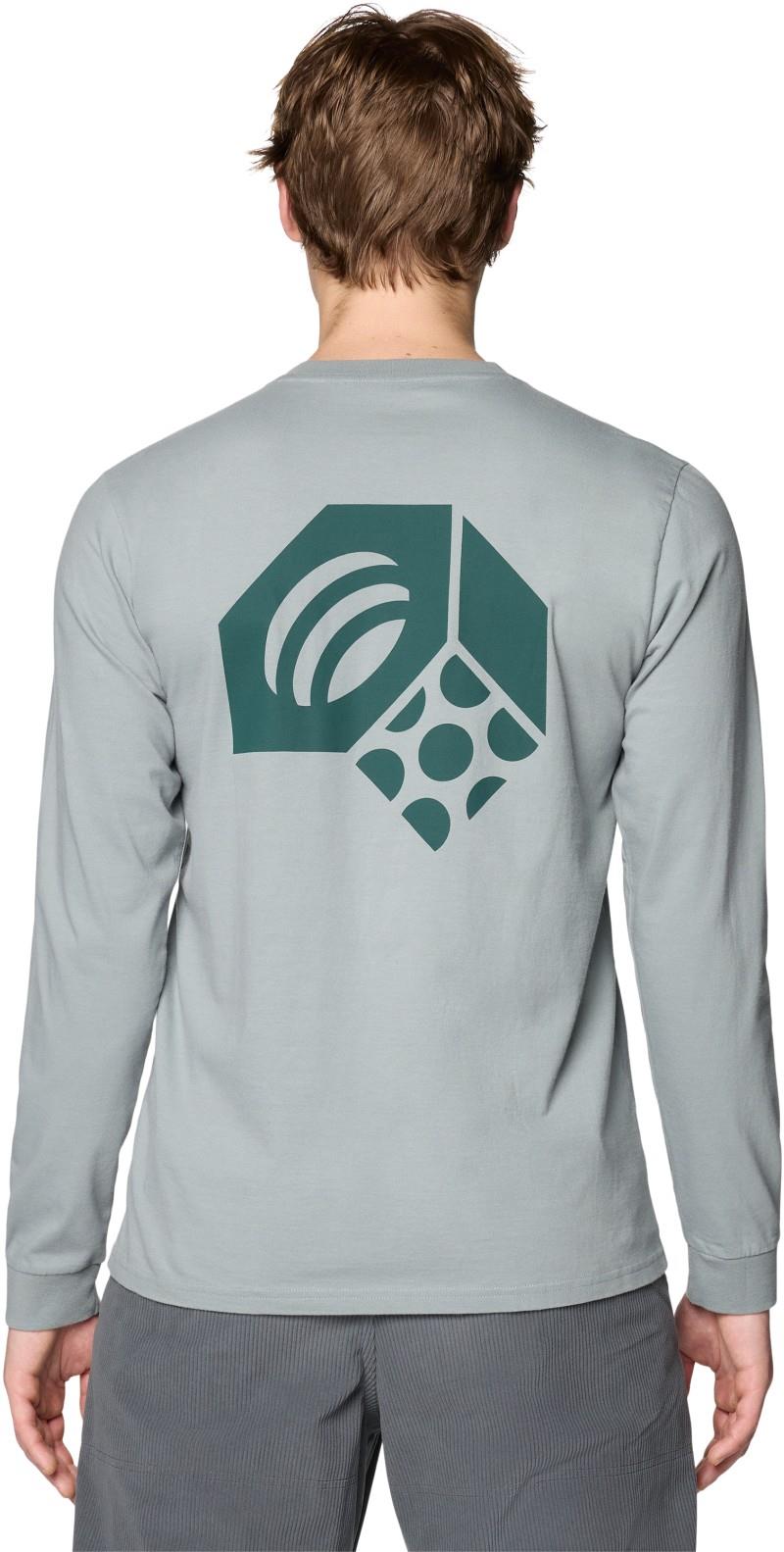 Tri-Color Logo LS - Mens - wet stone 1
