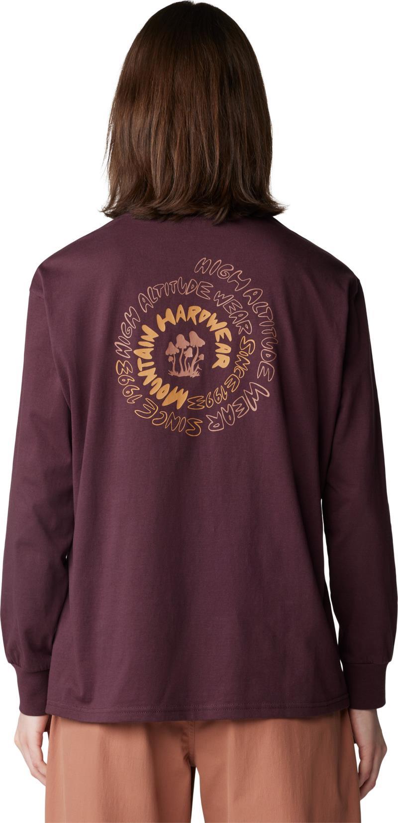 Type Swirl Boxy LS - Womens - Blackberry 2