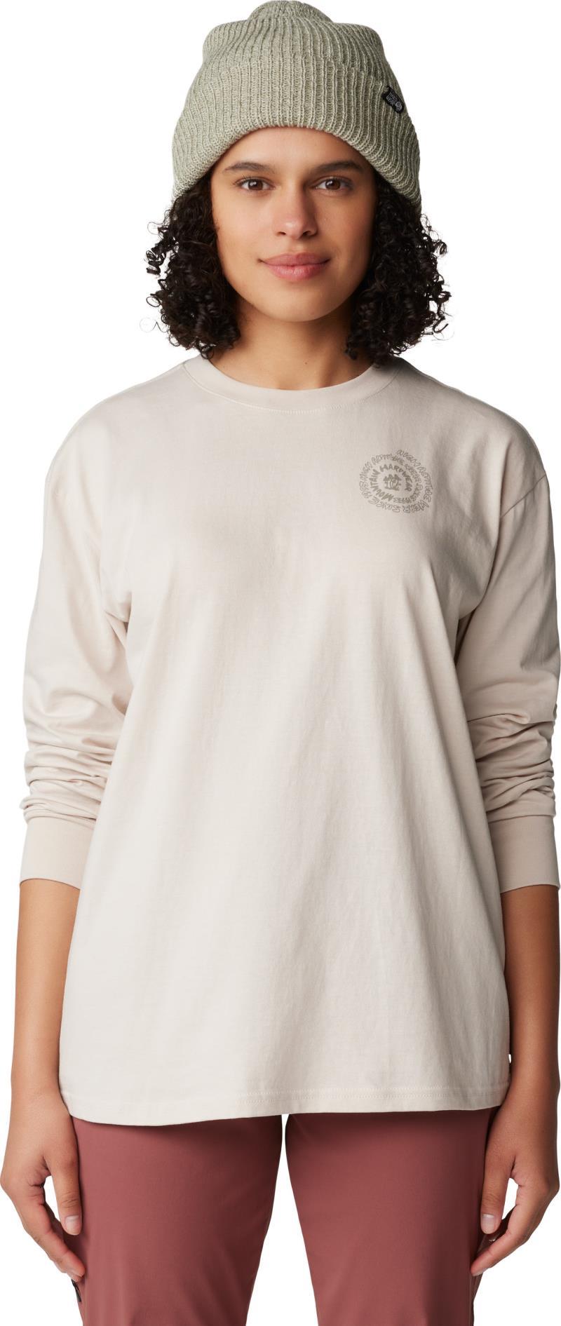 Type Swirl Boxy LS - Womens - Talc 1