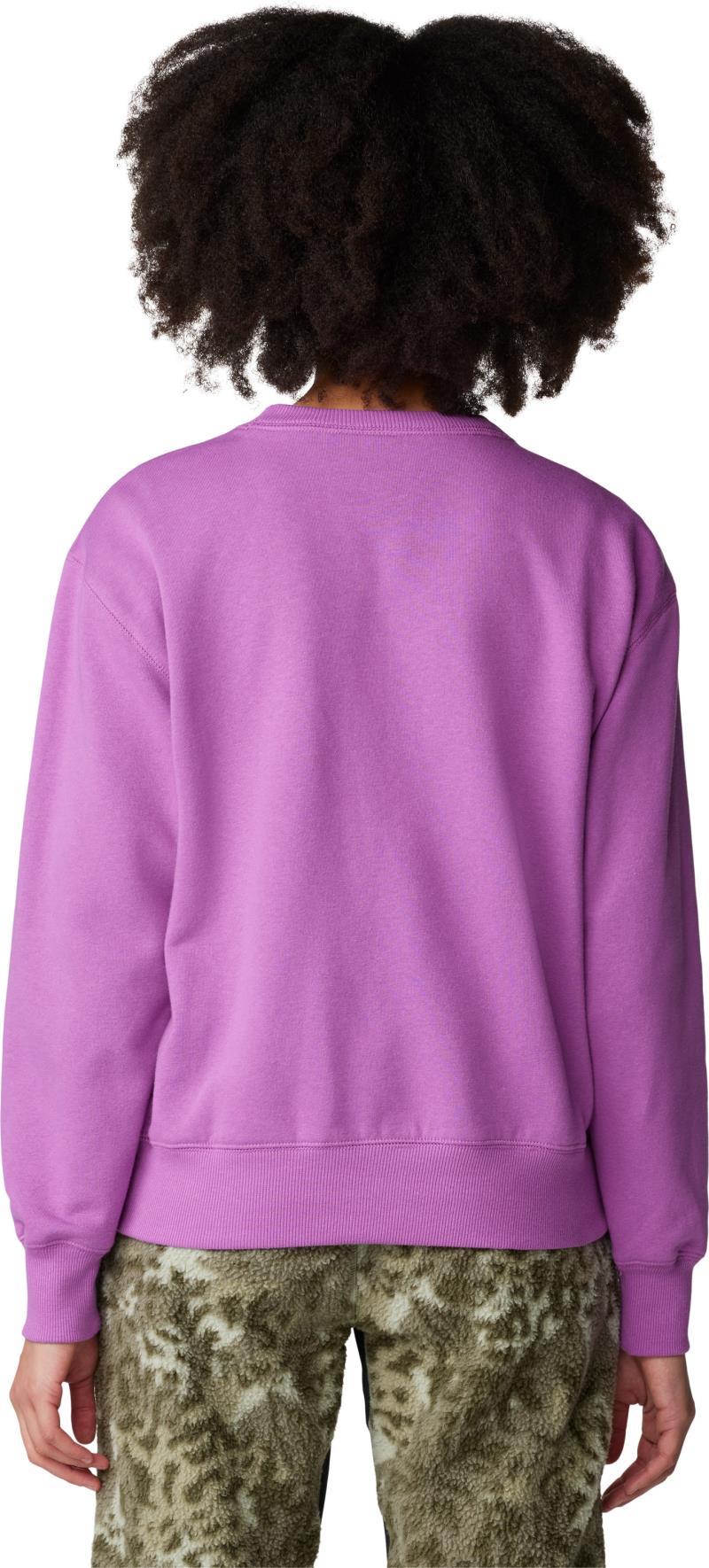 Type Swirl Crew Sweatshirt - Womens - Lilac Glow 2