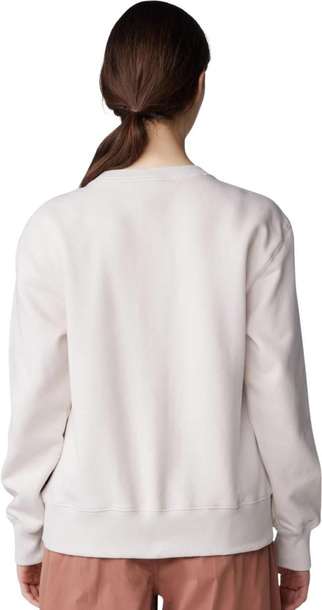 Type Swirl Crew Sweatshirt - Womens - talc 1