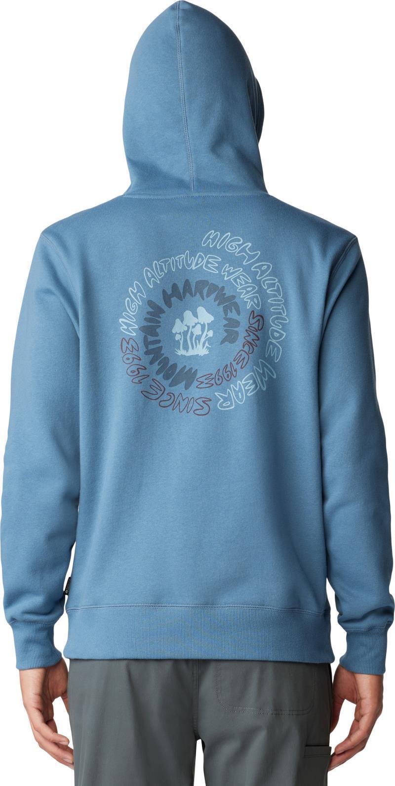 Type Swirl Pullover Hoody - Mens - Adriatic Blue 2