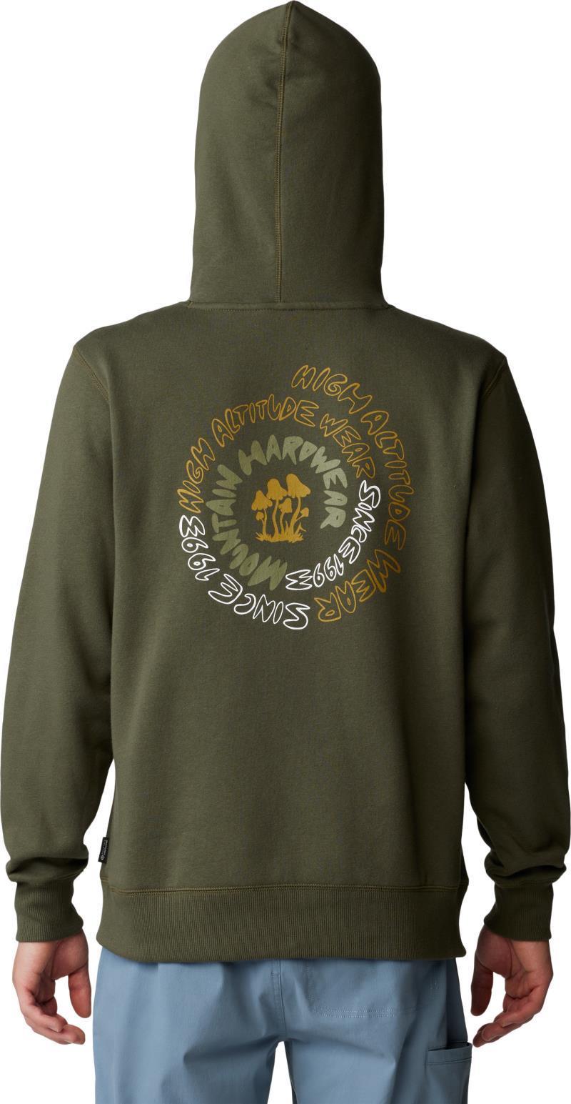 Type Swirl Pullover Hoody - Mens - Dark Pine 2
