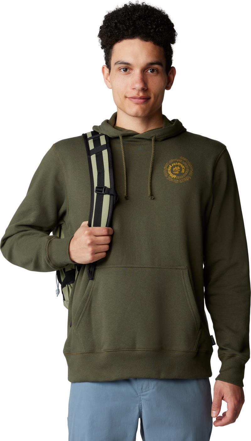 Type Swirl Pullover Hoody - Mens - Dark Pine 4
