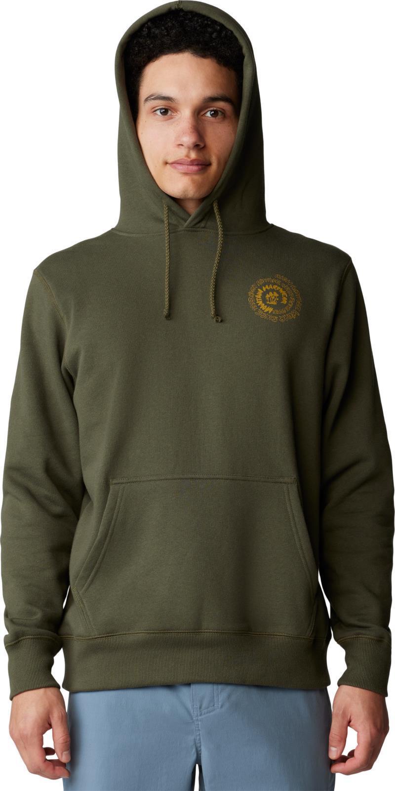 Type Swirl Pullover Hoody - Mens - Dark Pine 5