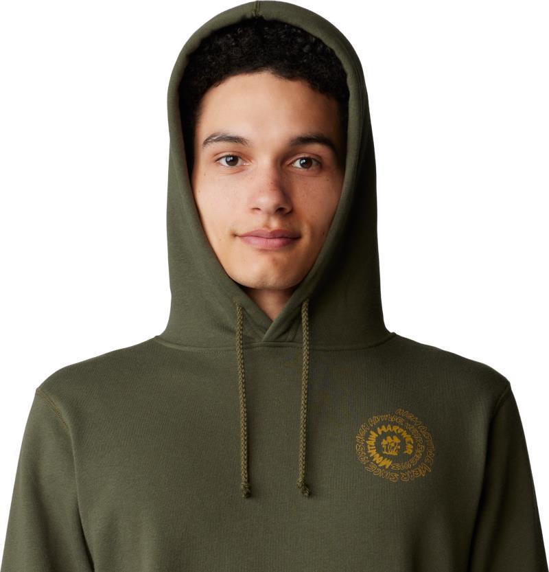 Type Swirl Pullover Hoody - Mens - Dark Pine 7