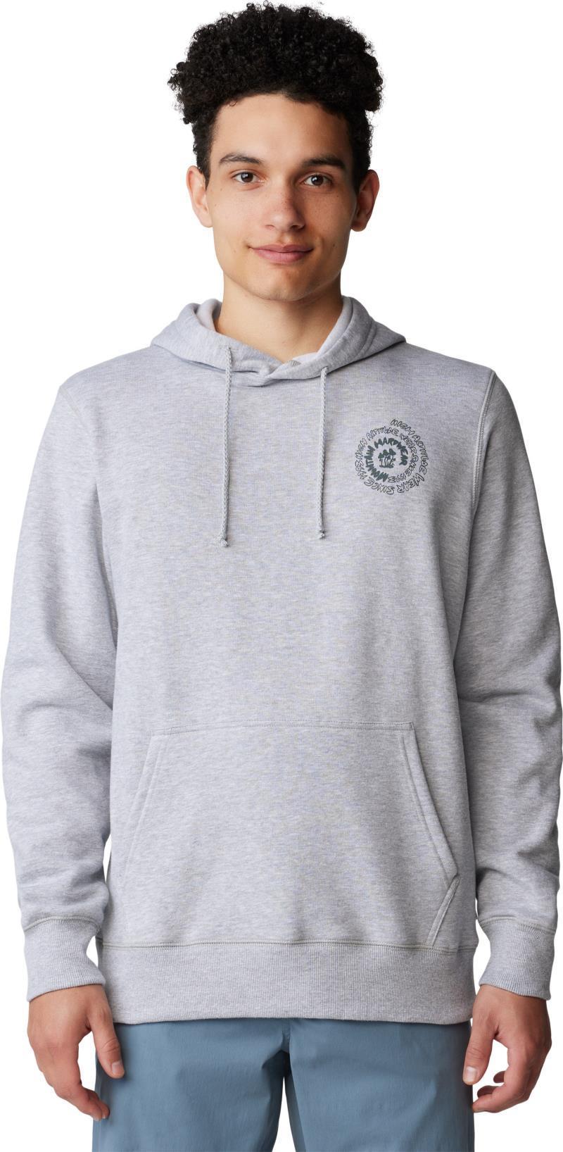 Type Swirl Pullover Hoody - Mens - Hardwear Grey Heather 1