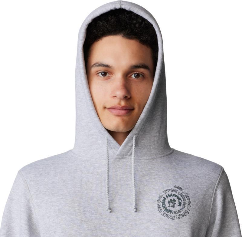 Type Swirl Pullover Hoody - Mens - Hardwear Grey Heather 6