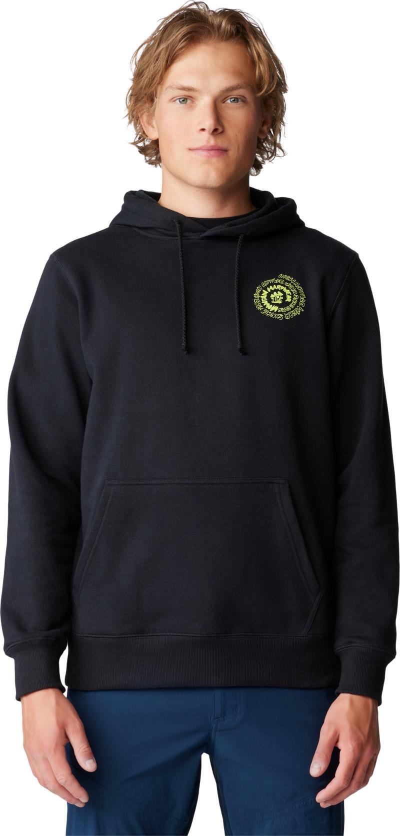 Type Swirl Pullover Hoody - Mens - black 1