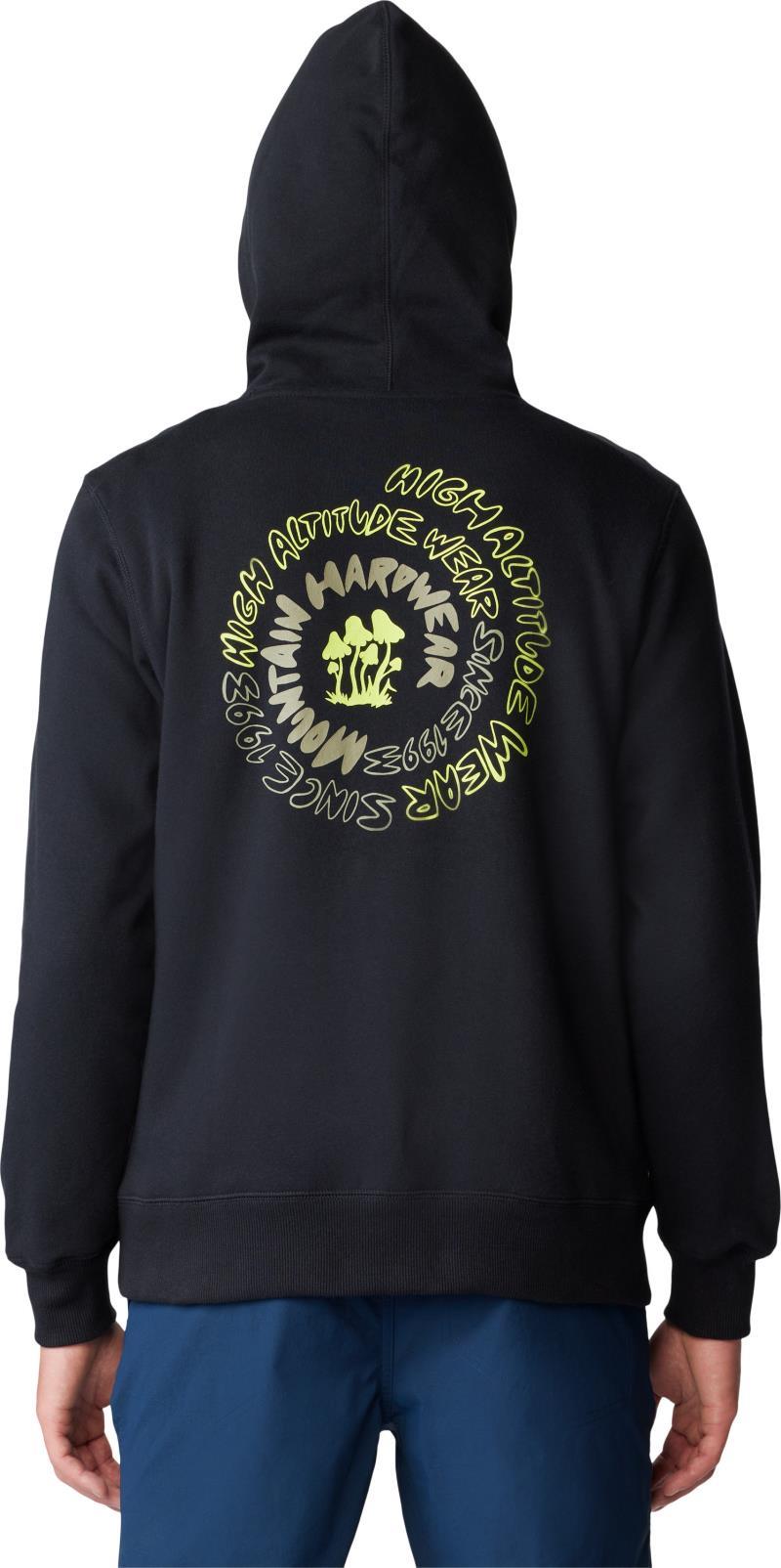 Type Swirl Pullover Hoody - Mens - black 1