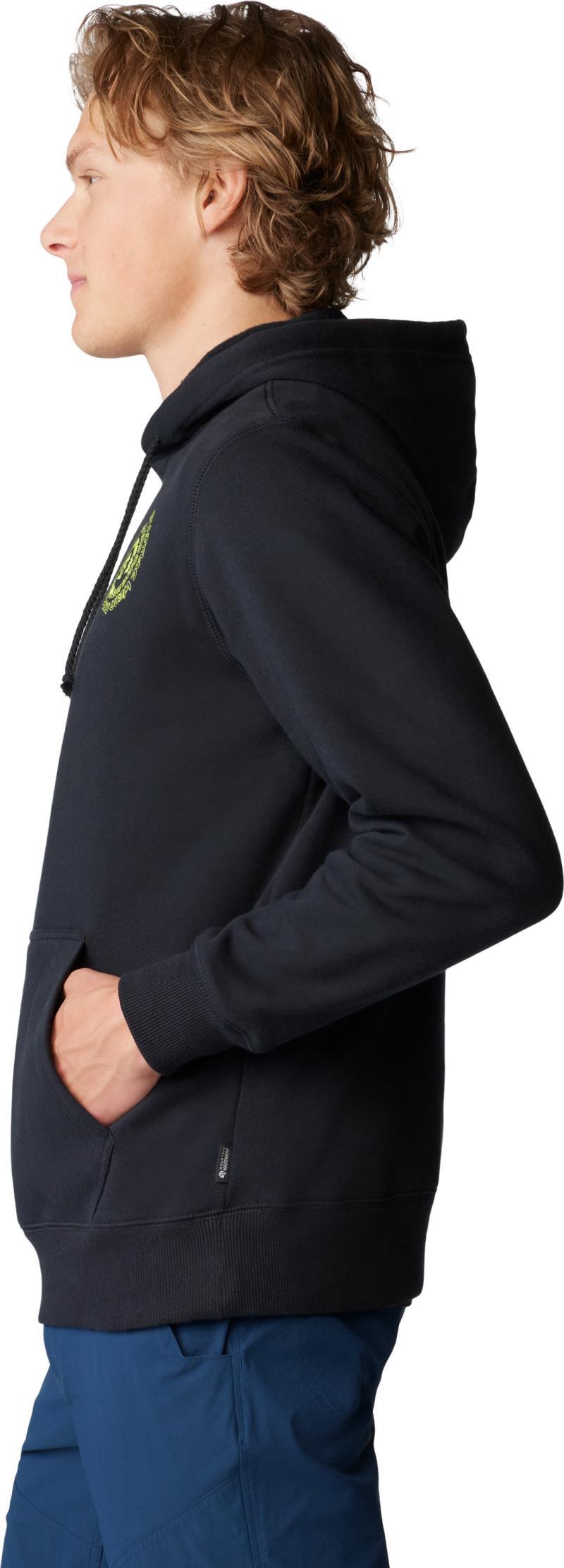 Type Swirl Pullover Hoody - Mens - black 1