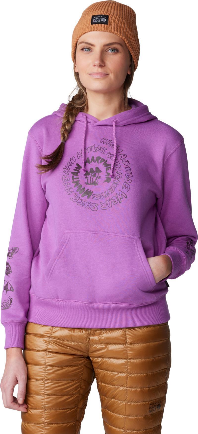 Type Swirl Pullover Hoody - Womens - Lilac Glow 4