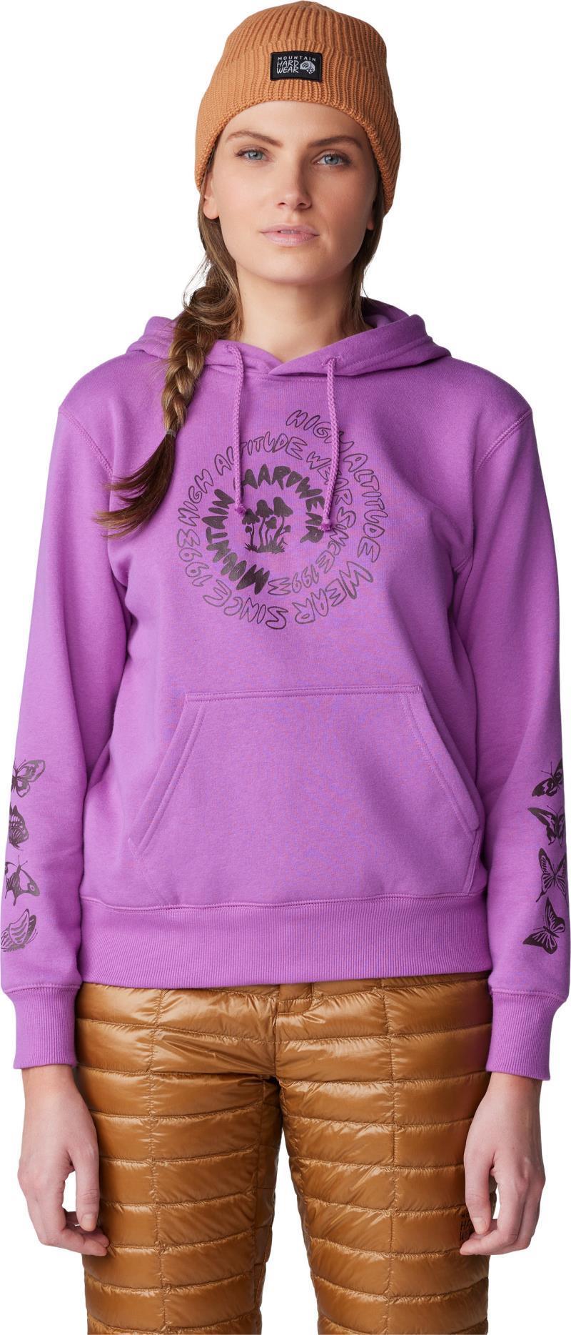 Type Swirl Pullover Hoody - Womens - Lilac Glow 5