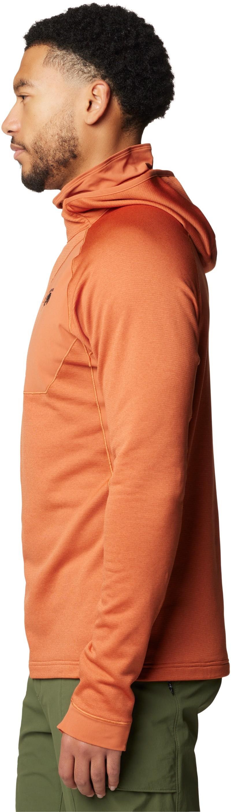 Up First Tech Fleece Hoody - Mens - raw carnelian heather 1