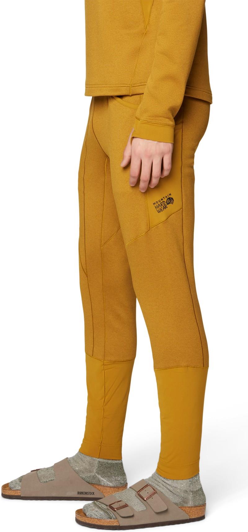 Up First Tech Fleece Pants, Reg - Mens - olive gold heather 1