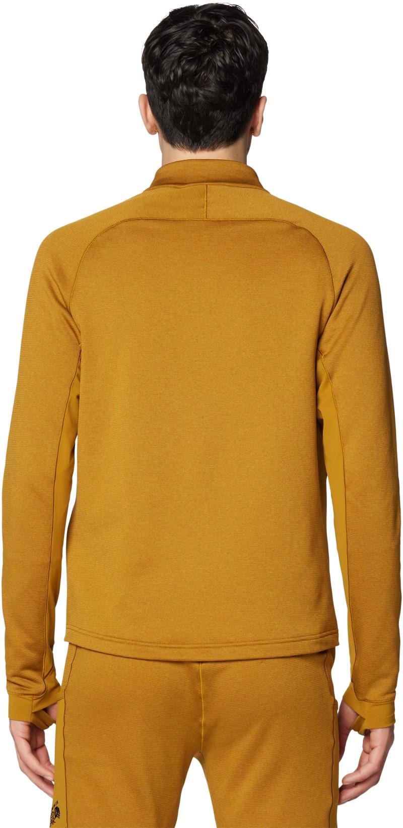 Up First Tech Fleece 1/4 Zip - Mens - olive gold heather / black 1