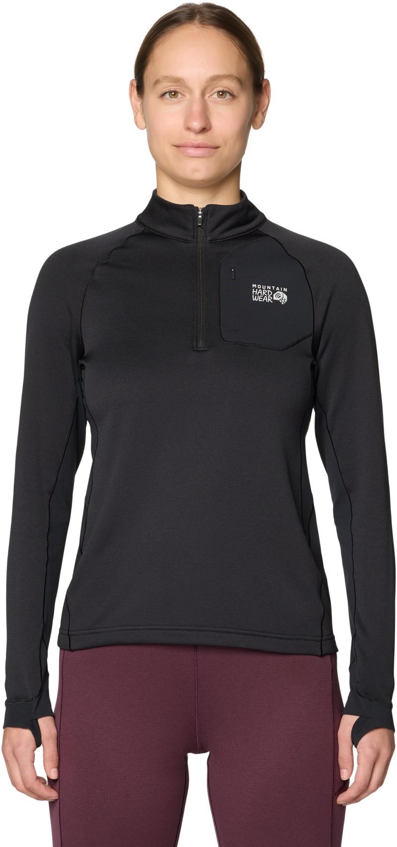 Up First Tech Fleece 1/4 Zip - Womens - black 1