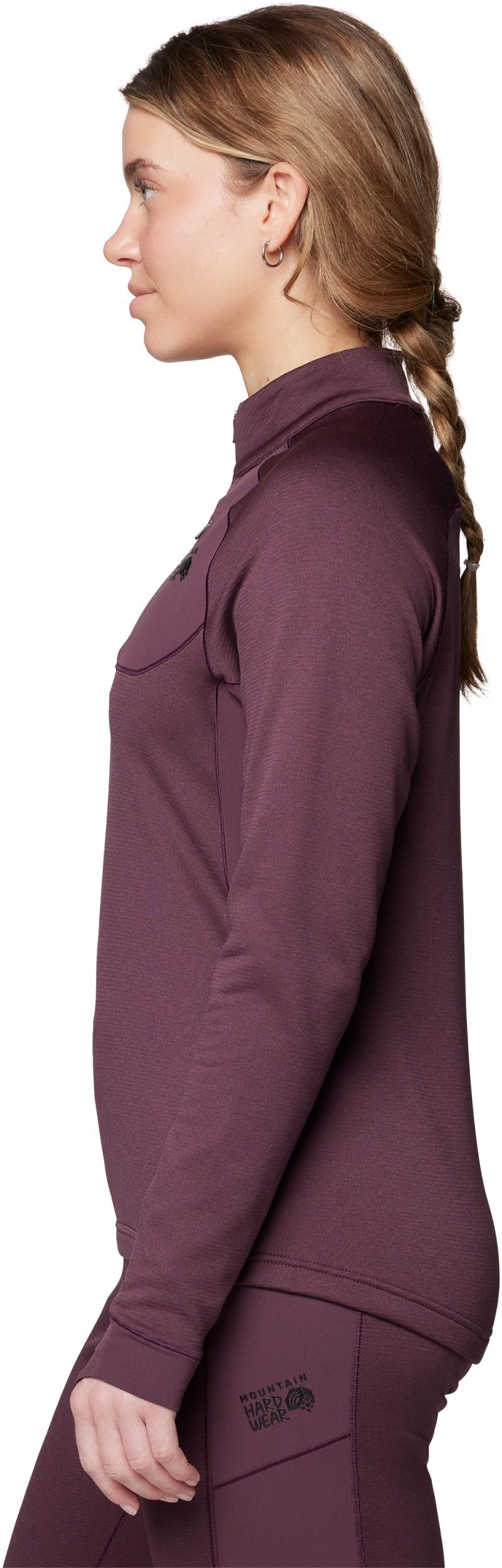 Up First Tech Fleece 1/4 Zip - Womens - blackberry 1