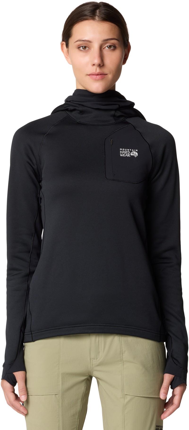 Up First Tech Fleece Hoody - Womens - black 1