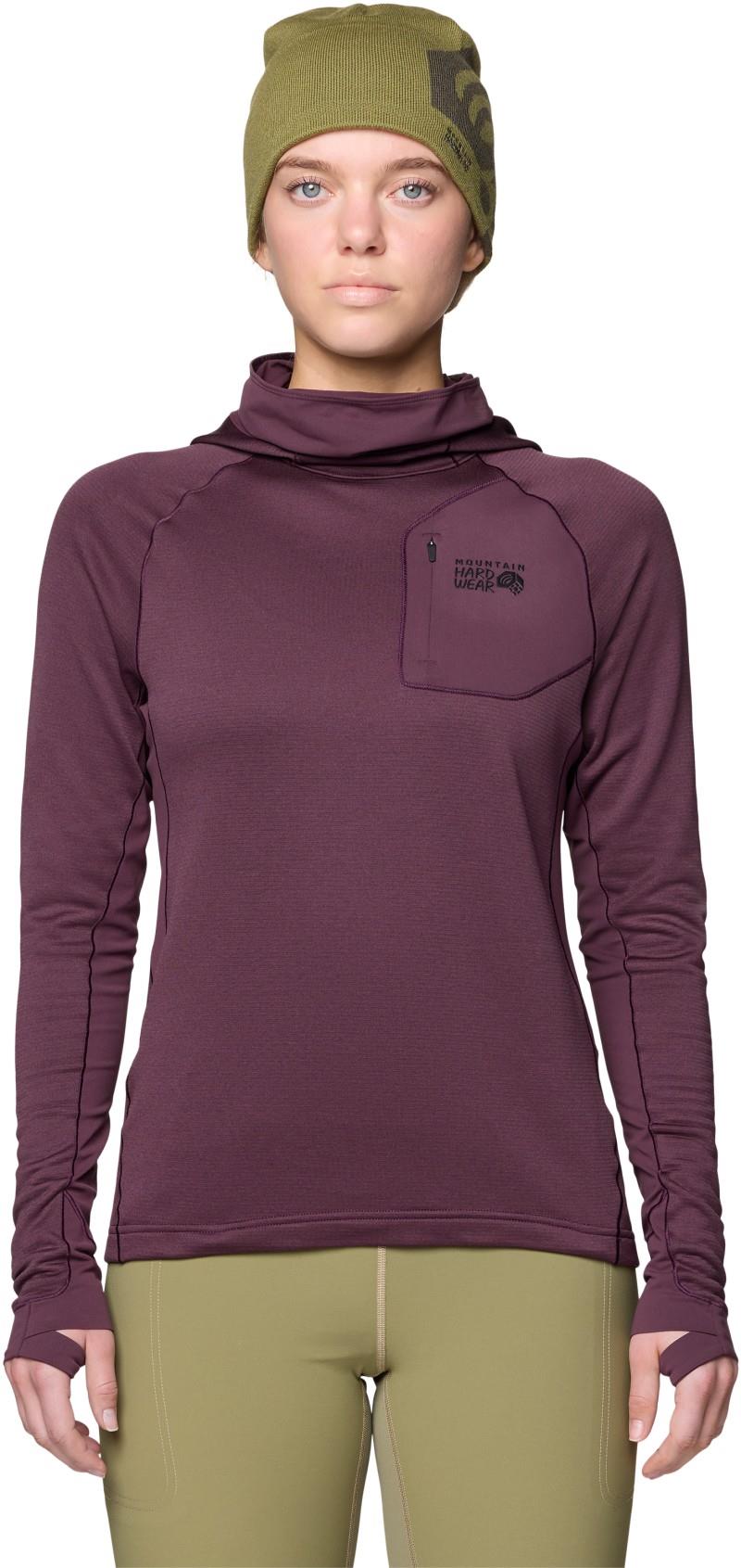Up First Tech Fleece Hoody - Womens - blackberry 1